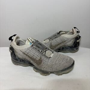 Nike Air VaporMax Flyknit 2020 Adjustable Shoes Particle Gray Athletic 7.5